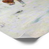 Fox Hunt Huntsmen und Hunden kehren Zuhause zurück Poster (Ecke)