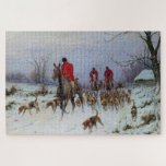 Fox Hunt Huntsmen und Hunden kehren Zuhause zurück Puzzle<br><div class="desc">Fox Hunt Huntsmen und Hunden kehren Zuhause-Puzzle-Puzzle</div>