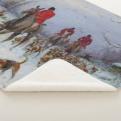 Fox Hunt Huntsmen und Hunden kehren Zuhause zurück Sherpadecke (3/4)