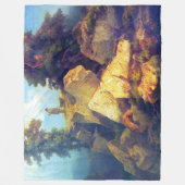 Fox Hunt Josef Navrátil nach 1850 Fleecedecke (Vorderseite)