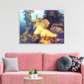 Fox Hunt Josef Navrátil nach 1850 Leinwanddruck (Insitu (Wohnzimmer))