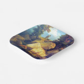 Fox Hunt Josef Navrátil nach 1850 Pappteller (Gewinkelt)