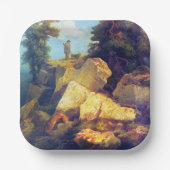 Fox Hunt Josef Navrátil nach 1850 Pappteller (Vorderseite)