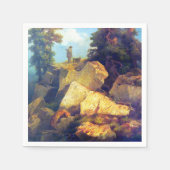 Fox Hunt Josef Navrátil nach 1850 Serviette (Vorderseite)