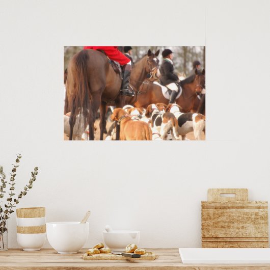 Fox Hunt Poster (Küche)