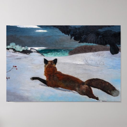 Fox Hunt von Winslow Homer Poster (Vorne)