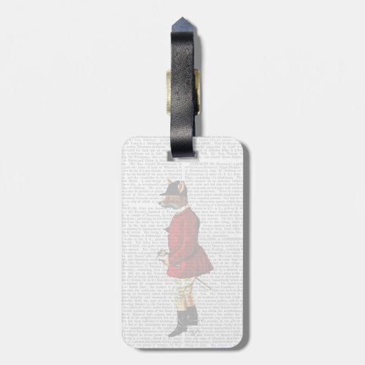 Fox Hunter 1 2 Gepäckanhänger (Rückseite vertikal)