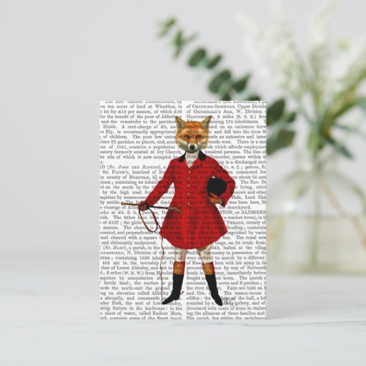 Fox Hunter 2 Full Postkarte (Stehend Vorderseite)