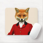 Fox Hunter 2 Portrait 2 Mousepad (Mit Mouse)