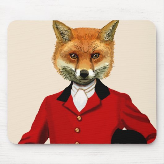 Fox Hunter 2 Portrait 2 Mousepad (Vorne)