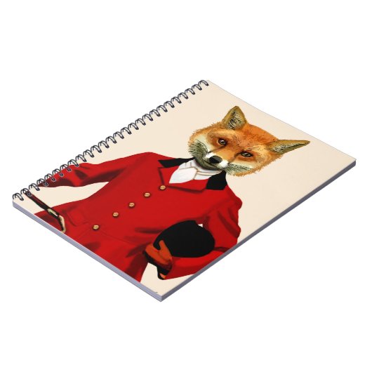 Fox Hunter 2 Portrait 2 Notizblock (Linke Seite)