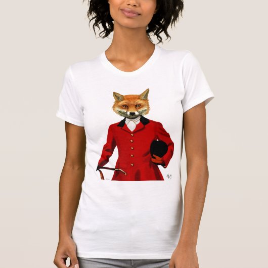 Fox Hunter 2 Portrait 2 T-Shirt (Vorderseite)