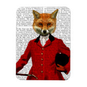 Fox Hunter 2-Portrait Magnet (Vertikal)