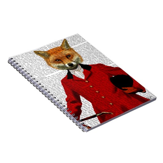 Fox Hunter 2-Portrait Notizblock (Rechte Seite)