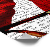 Fox Hunter 2-Portrait Poster (Ecke)