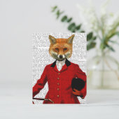 Fox Hunter 2-Portrait Postkarte (Stehend Vorderseite)