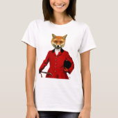 Fox Hunter 2-Portrait T-Shirt (Vorderseite)