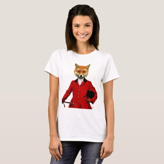 Fox Hunter 2-Portrait T-Shirt (Vorne ganz)