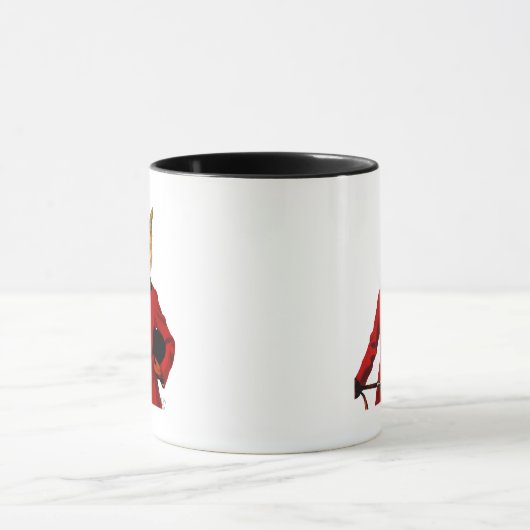 Fox Hunter 2-Portrait Tasse (Zentrum)