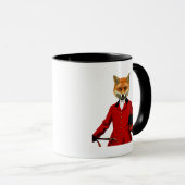 Fox Hunter 2-Portrait Tasse (VorderseiteRechts)