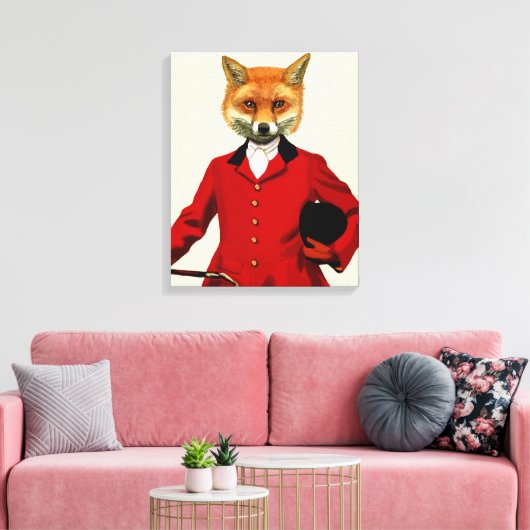Fox Hunter Leinwanddruck (Insitu (Wohnzimmer))