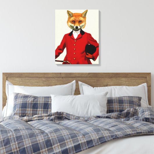 Fox Hunter Leinwanddruck (Insitu (Schlafzimmer))