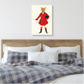 Fox Hunter Leinwanddruck (Insitu (Schlafzimmer))