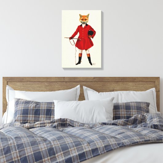 Fox Hunter Leinwanddruck (Insitu (Schlafzimmer))