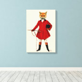 Fox Hunter Leinwanddruck (Insitu (Holzboden))