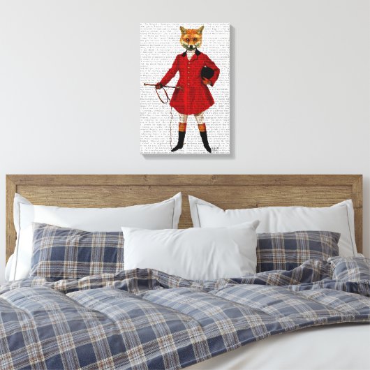 Fox Hunter Leinwanddruck (Insitu (Schlafzimmer))