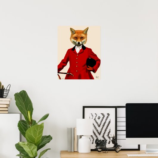 Fox Hunter Poster (Heimbüro)