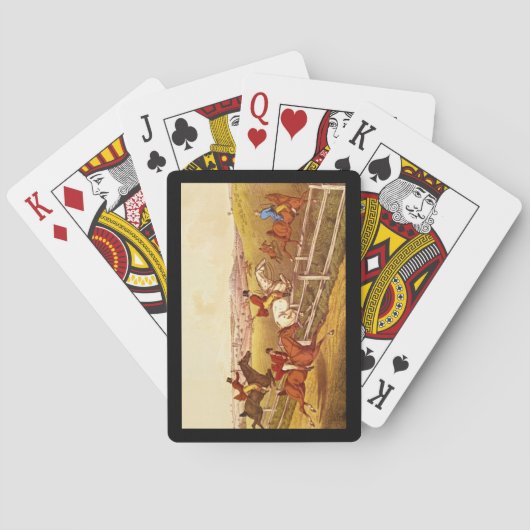 Fox Hunting', Henry Alken_Engravings Spielkarten (Rückseite)