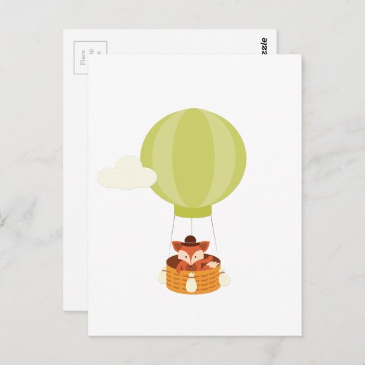 Fox I Postkarte (Vorne/Hinten)