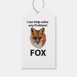 Fox ich kann helfen, jedes Problem Funny Fox zu lö Geschenkanhänger