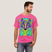 Fox Illustration Artistic Fox Lover T-Shirt (Vorne ganz)