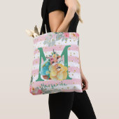Fox Illustration Mutter, um von einem Baby Mädchen Tasche (Von Nahem)