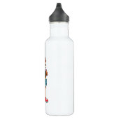 Fox im Bowling mit Bowlingball Edelstahlflasche (Rechts)