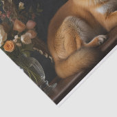 Fox im Garten Seidenpapier (Ausschnitt)