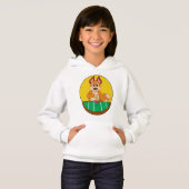 Fox im Poker mit Poker-Chips Hoodie (Vorne ganz)