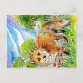 Fox im Tal Postkarte (Vorderseite)