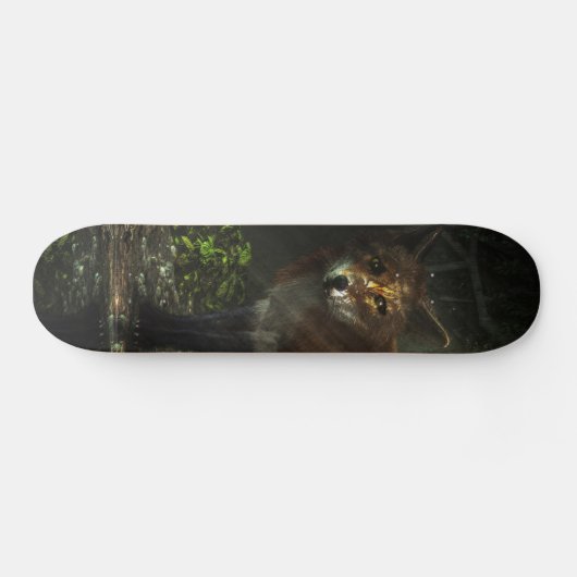 Fox im tiefen Wald Skateboard (Horizontal)