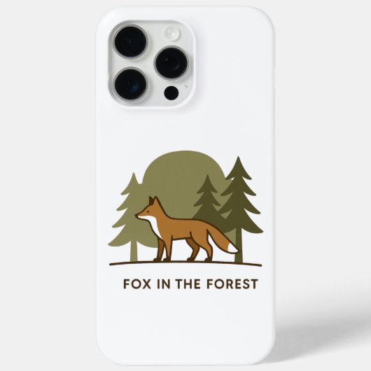 Fox im Wald Case-Mate iPhone Hülle (Rückseite)