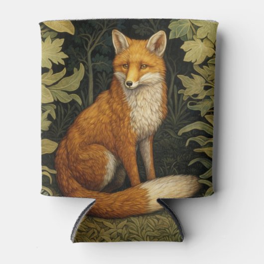 Fox im Wald, Jugendstil Dosenkühler (Vorderseite)