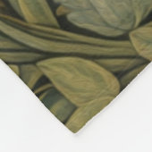 Fox im Wald, Jugendstil Fleecedecke (Ecke)