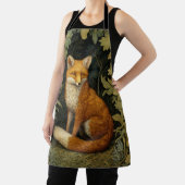 Fox im Wald, Jugendstil Schürze (InSitu)