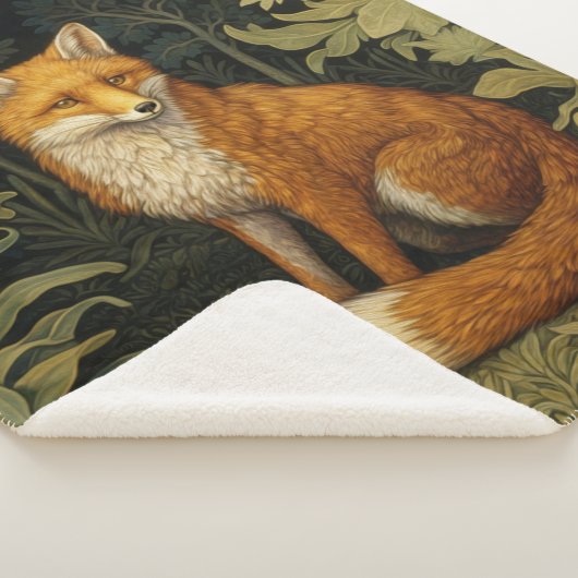Fox im Wald, Jugendstil Sherpadecke (3/4)