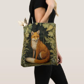 Fox im Wald, Jugendstil Tasche (Von Nahem)