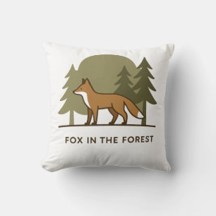 Fox im Wald Kissen