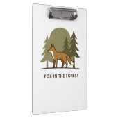 Fox im Wald Klemmbrett (Rechts)