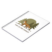 Fox im Wald Notizblock (Linke Seite)